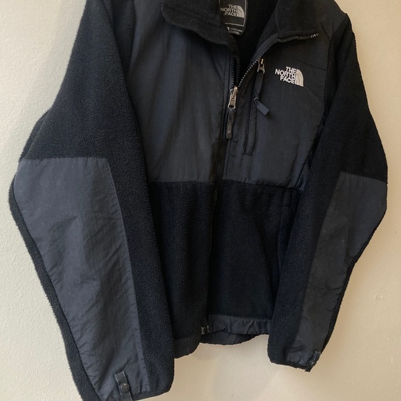 The North Face Womens Fleece Jacket Full Zip Pockets Logo Funnel Neck Small - Picture 4 of 9